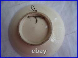Australian Antique Vintage Ceramic Pottery Old Wall Plate Dish Aboriginal Woman