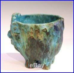 Bagni Sea Garden Lion Italian Pottery Raymor Vintage Bowl Jardiniere Figure