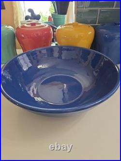 Bauer 14 Ringware Salad Bowl Cobalt Bauer 14 Ringware Salad Bowl Cobalt