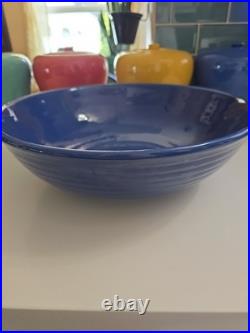Bauer 14 Ringware Salad Bowl Cobalt