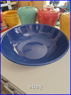 Bauer 14 Ringware Salad Bowl Cobalt