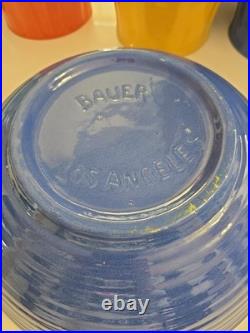 Bauer 14 Ringware Salad Bowl Cobalt