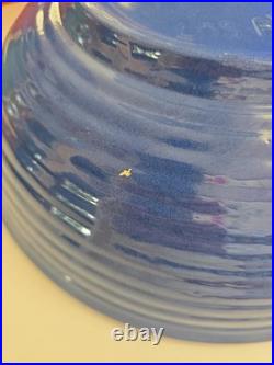Bauer 14 Ringware Salad Bowl Cobalt