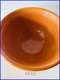 Bauer Pottery Bowl #12 Ringware Orange Vintage