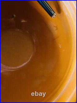 Bauer Pottery Bowl #12 Ringware Orange Vintage