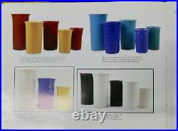 Bauer Vintage Cylinder Vase Black California Pottery