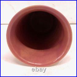 Bauer Vintage Cylinder Vase Mauve California Pottery