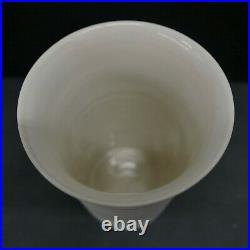 Bauer White Vintage Cylinder Vase California