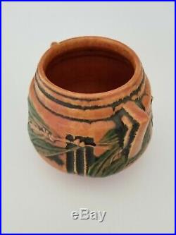 Beautiful 1930s Vintage Art Deco Roseville Pottery Laurel Jardiniere Pot