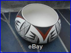 Beautiful Vintage Hopi Dextra Quotskuyva Nampeyo Pottery Bowl, Estate Find
