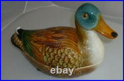 Beautiful Vintage Porcelain Duck Tureen Subtil Portugal No. P64A Mid Century