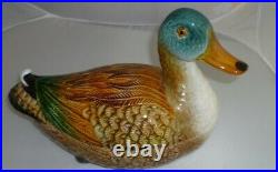 Beautiful Vintage Porcelain Duck Tureen Subtil Portugal No. P64A Mid Century