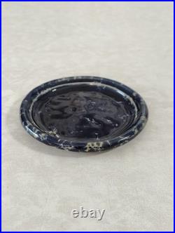 Bennington Pottery Lot Blue Agate Glaze Crocks, Mugs, Pouring Bowl, Cup & Saucer