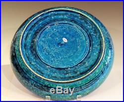 Bitossi Rimini Blue Londi Italian Pottery Raymor Illums Vintage Ceramic Bowl 14