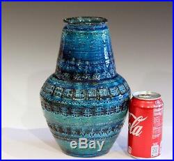 Bitossi Rimini Blue Londi Italian Pottery Raymor Illums Vintage Ceramic Bowl 14