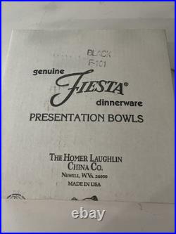 Black Fiesta Presentation Bowl 1997 Limited Edition New