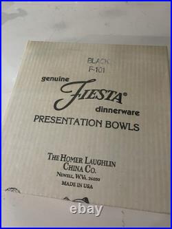 Black Fiesta Presentation Bowl 1997 Limited Edition New