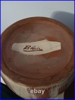 Blair Ceramics Primitive Bird Water Cooler HTF Made In Ozarks