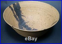 Bob Newton Studio Art Pottery Bowl Signed Vintage Tacoma WA Pacific Northwest