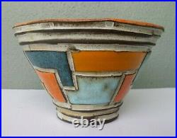 Boyan Moscov Original Vintage Signed Studio Art Pottery Bowl Bulgaria