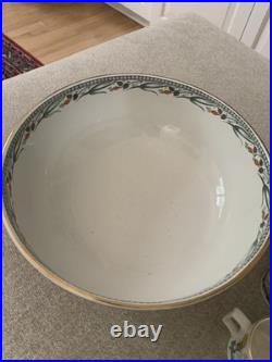 Burgess & Leigh Farmers Arms 12 Punch Bowl, 12 cups, God Speed The Plough