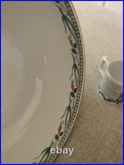 Burgess & Leigh Farmers Arms 12 Punch Bowl, 12 cups, God Speed The Plough