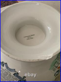 Burgess & Leigh Farmers Arms 12 Punch Bowl, 12 cups, God Speed The Plough