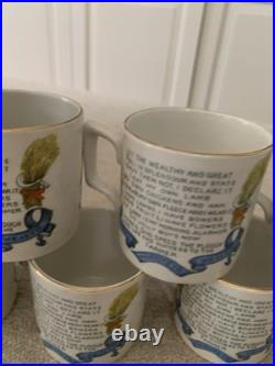 Burgess & Leigh Farmers Arms 12 Punch Bowl, 12 cups, God Speed The Plough