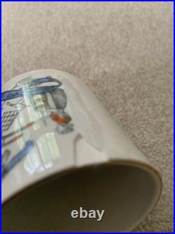 Burgess & Leigh Farmers Arms 12 Punch Bowl, 12 cups, God Speed The Plough