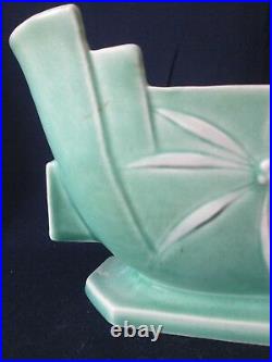 CONSOLE BOWL! Vintage ROSEVILLE ART pottery original arts crafts DAWN pattern EX