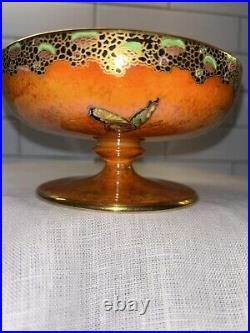 Carlton Ware, England. Bowl in porcelain Orange And Cream With Butterflies