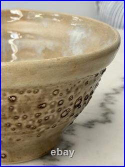 Ceramic crater glaze bowl by Pigeon Forge Pottery