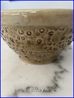 Ceramic crater glaze bowl by Pigeon Forge Pottery