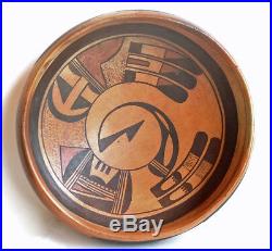Classic Old Hopi Indian Pottery Bowl Sikyatki Revival Nampeyo style vintage Hopi