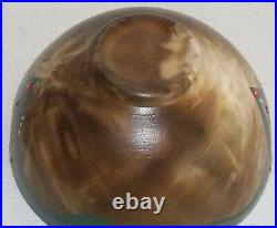 Colombarini Art Pottery Bowl Signed Vtg 1997 Large 8.5