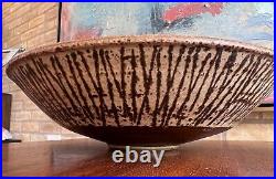 David Cressey California Studio Art Pottery Vessel Bowl Planter Vtg Mcm Maxwell
