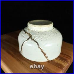 Dragon Eye kintsugi bowl Lake Waves Finished Ceramics Dad'sRetirement Gift
