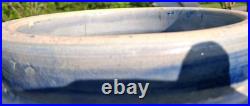 Early Drunken Gnomes Blue & White Earthen Ware /Stoneware Drink Cooler Tap Spout
