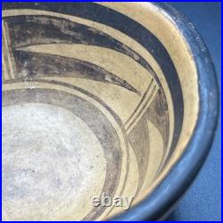 Early Vintage Hopi-Tewa Polychrome Sikyatki Unsigned Pottery Bowl