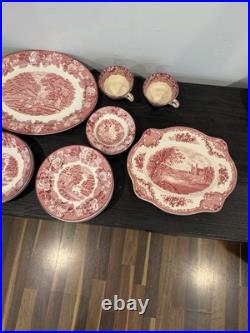 Enoch Woods English Scenery Woods &Sons England 39 Pieces Vintage