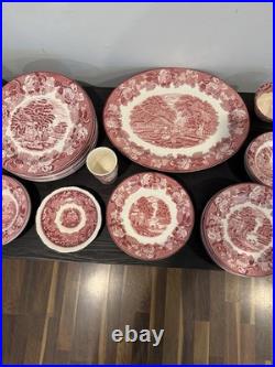 Enoch Woods English Scenery Woods &Sons England 39 Pieces Vintage