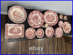 Enoch Woods English Scenery Woods &Sons England 39 Pieces Vintage