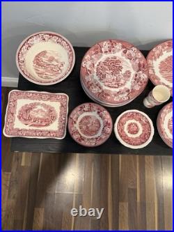 Enoch Woods English Scenery Woods &Sons England 39 Pieces Vintage