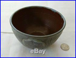 FRANCES SENSKA Vintage Studio Pottery Bowl Bozeman Montana Ceramics