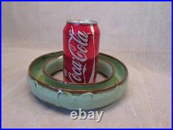 FRANKOMA Pottery Prairie Green 7.5 wide WEDDING RING FLOWER HOLDER Pansy Small