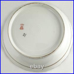 FRENCH Limoges Bowl Elite Works Floral Hand Painted, GOLD Trim, B. GONIA, MINT