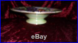 Fabulous Vintage Maling Footed Lustre Bowl Azalea #6439 Circa 1934 40's