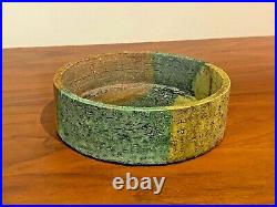 Fantoni Raymor Vtg Mid Century Italian Modern Pottery Bowl Vase Vessel Italy