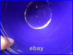 Fiesta #5 Cobalt Blue Nesting Mixing Bowl Fiestaware Vintage Great Condition