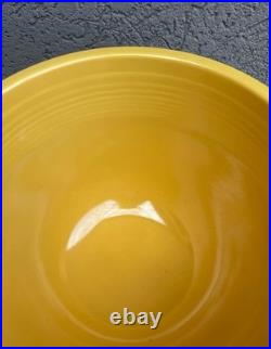Fiesta Fiestaware Ceramic Mixing Nesting Bowl Yellow Vintage #6 No Rings HLC